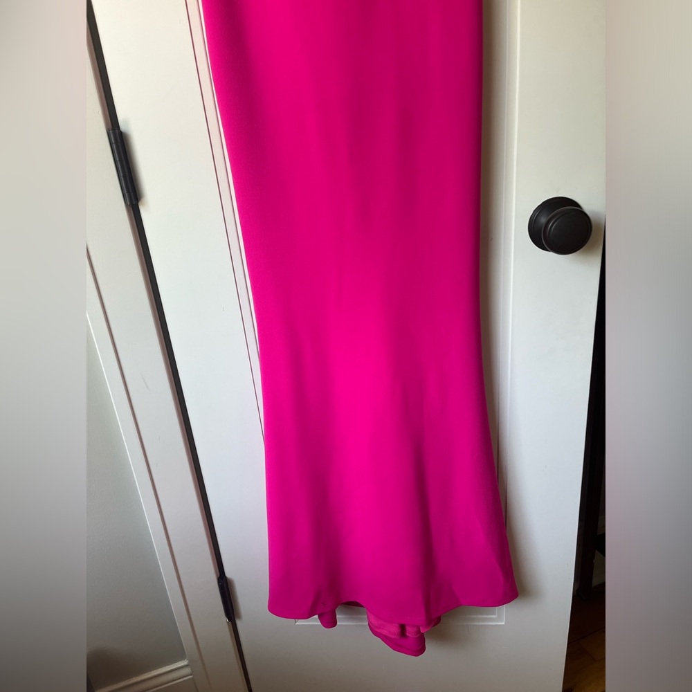 NWT $329 Revolve Nookie Romance Sweetheart Gown Maxi Dress Pink Fuchsia XS - Picture 9 of 12